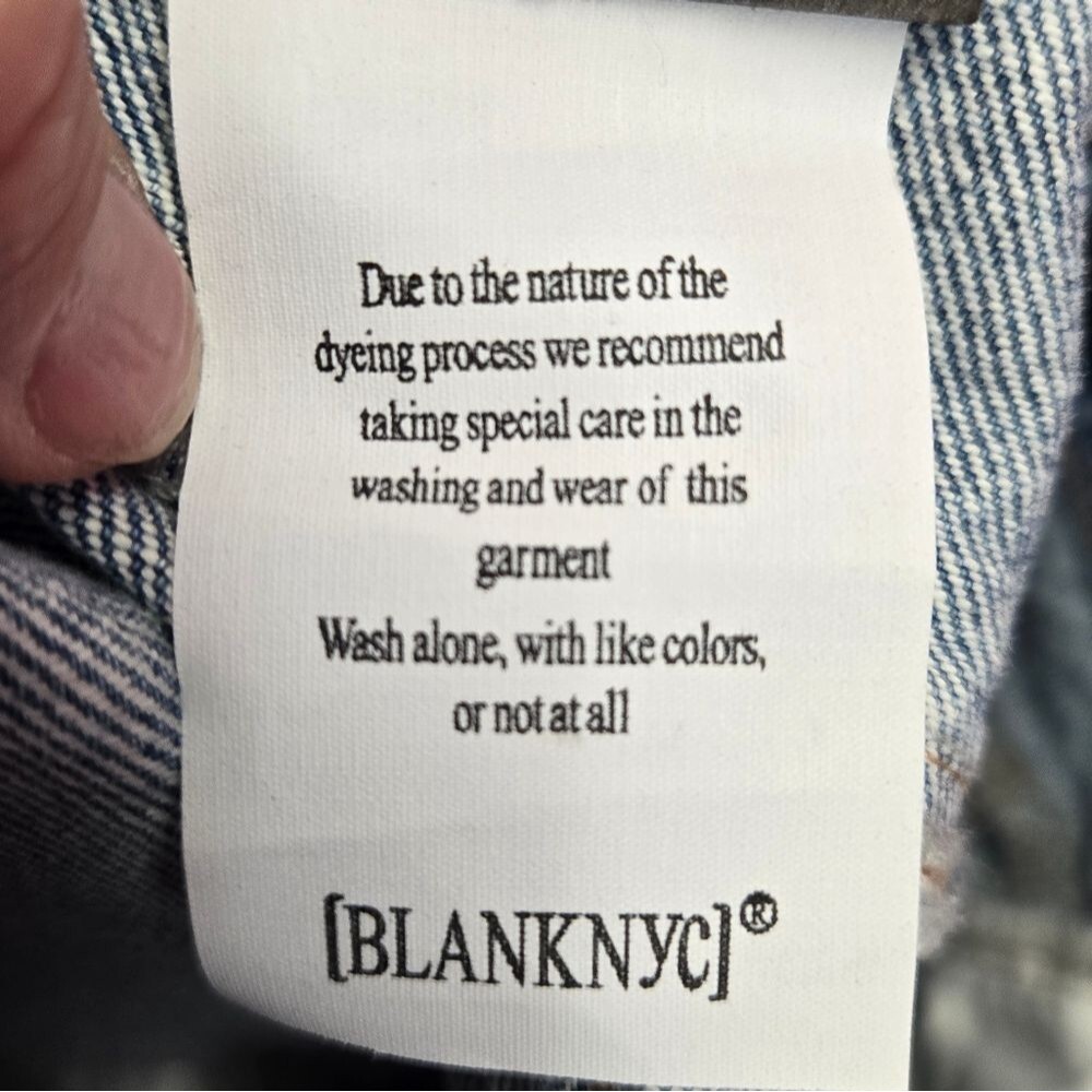 BlankNYC Cruise Control High-Rise Jean Shorts w Distressing Sz 27 or 4 NEW - Picture 10 of 13